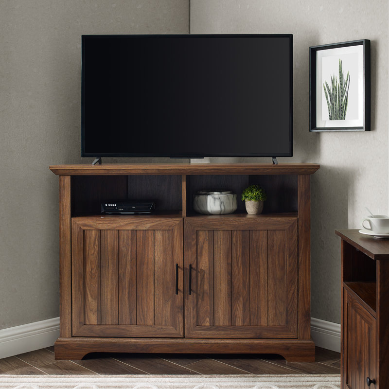 Red Barrel Studio® Tomball Corner TV Stand for TVs up to 48" & Reviews